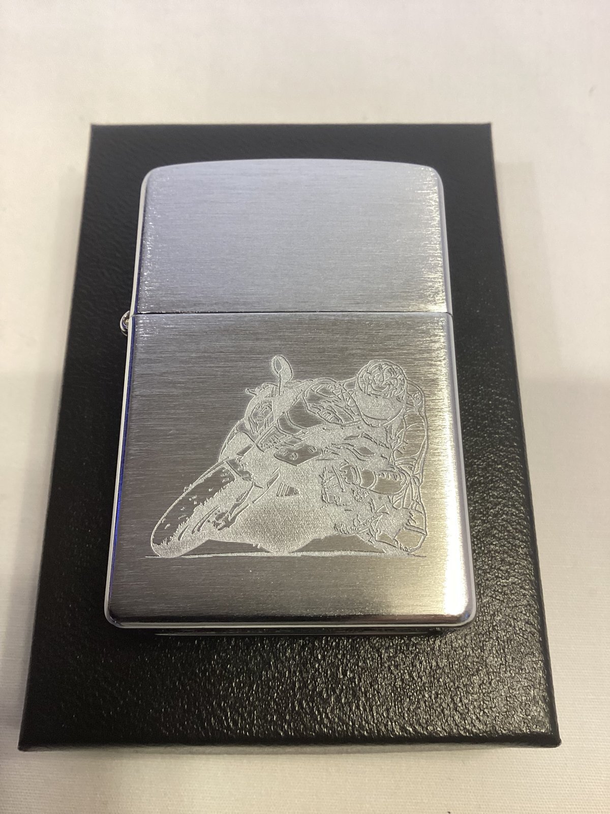 画像5: No.200 バイクシリーズZIPPO BRUSHED CHROME ブラッシュクローム MOTOR BIKE モーターバイク z-6854