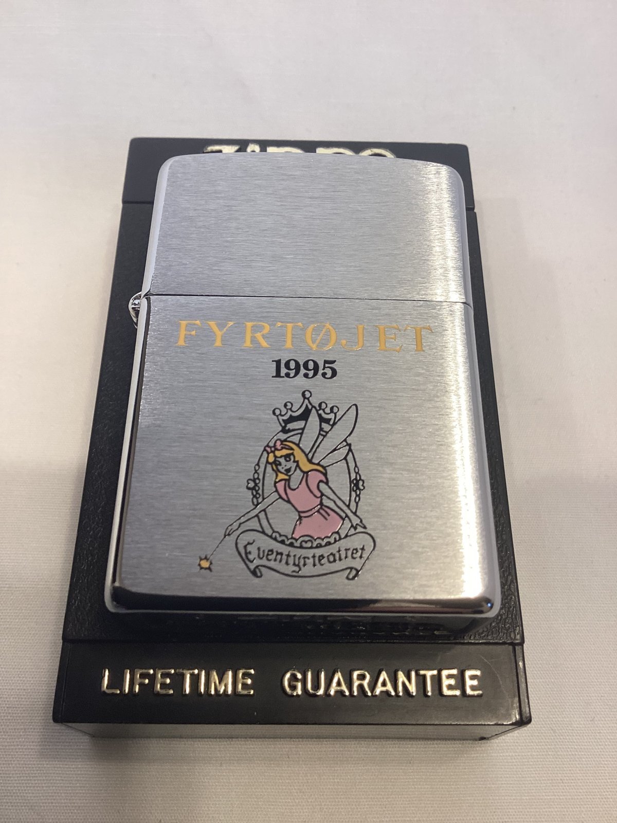 画像5: No.200 ヴィンテージZIPPO 1995年製 BRUSHED CHROME ブラッシュクローム FYRTOJET フィルトジェット LADY レディ z-6867